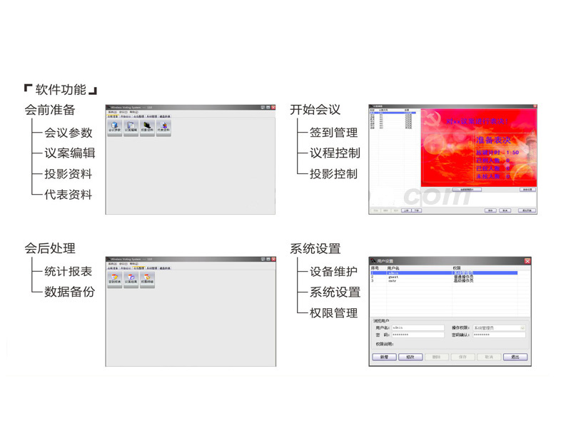 投票管理軟件   KD-VOTE-S